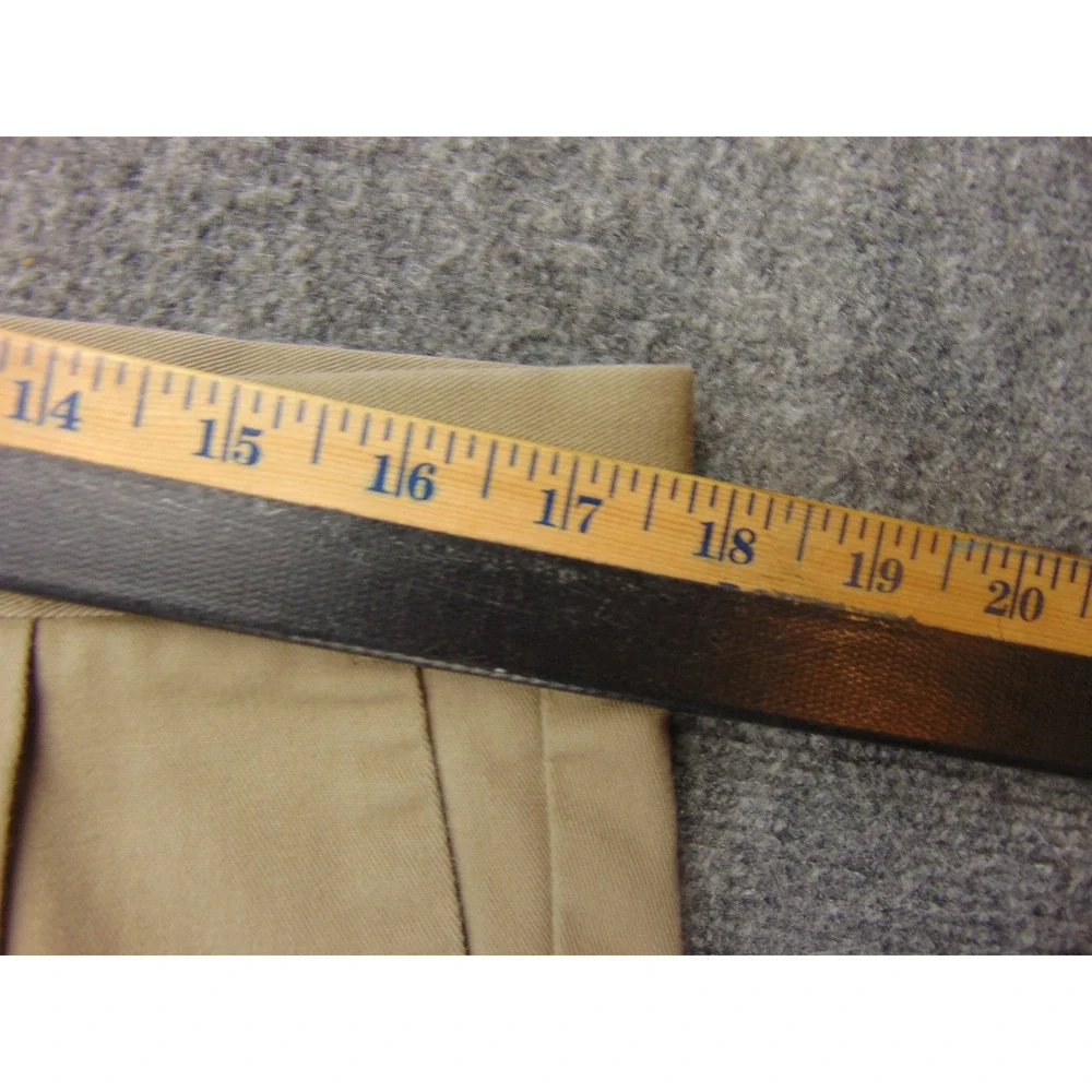 Dockers Individual Fit Mens 34x31 Pleated Khaki Chino Business Casual‎ Pants